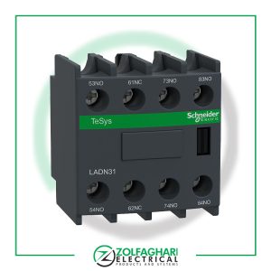 کنتاکت کمکی جلویی اشنایدر مدل LADN31 (3NO+1NC)